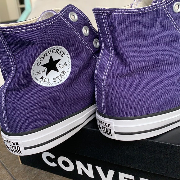 CONVERSE CTAS HI JAPANESE EGGPLANT MENS - Picture 11 of 13